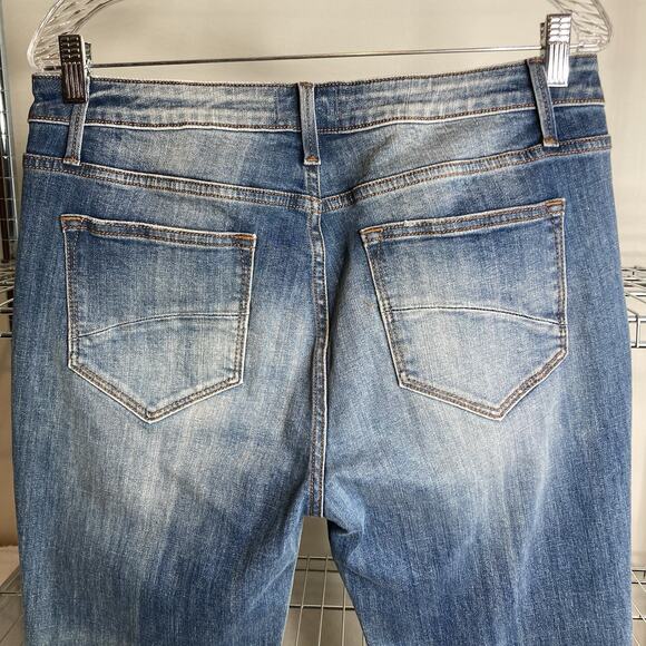 Driftwood Women's Blue Audrey High Rise Straight Leg Jeans‎ Size 31 Western Boho - Picture 9 of 11